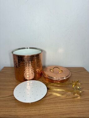 ODI Hammered copper ice bucket